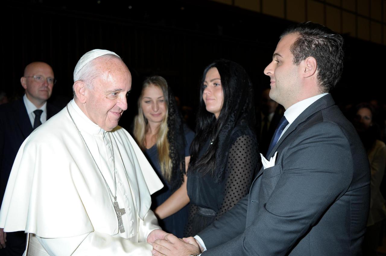 Papa Francesco et Filippo CELI au Vatican